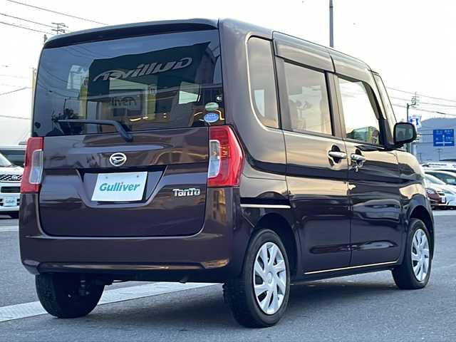 ダイハツ タント X 香川県 2017(平29)年 5.3万km プラムブラウンクリスタルマイカ 社外ナビ（ワンセグTV/CD/DVD再生/BT)/社外フロアマット/運転席シートヒーター/片側パワースライドドア/アイドリングストップ/オートライト/ETC