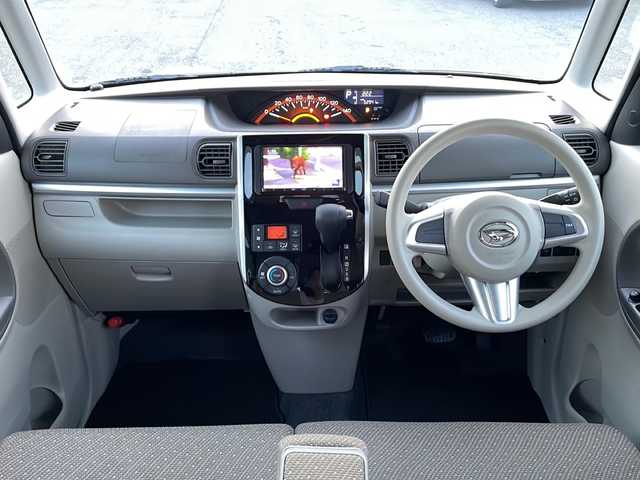 ダイハツ タント X 香川県 2017(平29)年 5.3万km プラムブラウンクリスタルマイカ 社外ナビ（ワンセグTV/CD/DVD再生/BT)/社外フロアマット/運転席シートヒーター/片側パワースライドドア/アイドリングストップ/オートライト/ETC