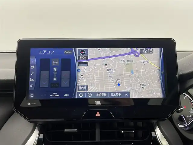 トヨタ ハリアー Z レザーパッケージ 群馬県 2020(令2)年 3.9万km ブラック パノラミックビューモニター/純正12.3インチナビ/（Bluetooth/フルセグ/Miracast/AM/FM）　/JBLプレミアムサウンド　前後ドライブレコーダー機能付デジタルインナーミラー　ETC2.0　前席パワーシート　前席シートヒーター/シートベンチレーション　ステアリングヒーター　パワーバックドア/トヨタセーフティセンス（プリクラッシュセーフティ/レーントレーシングシステム/レーダークルーズコントロール/アダプティブハイビームシステム/オートマチックハイビームシステム/ロードサインアシスト）