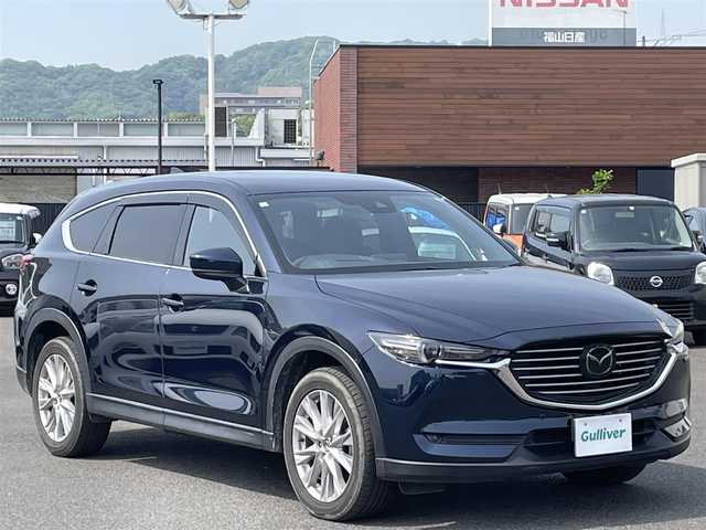 マツダ ＣＸ－８ XD プロアクティブ 広島県 2018(平30)年 5.7万km ディープクリスタルブルーマイカ 純正メモリーナビ/(CD/DVD/フルセグ/BT)/バックカメラ/レーダークルーズコントロール/スマートブレーキサポート/レーンキープアシストシステム/BOSEサウンドシステム+10スピーカー/ハンドルヒーター /純正AW19インチ/D席パワーシート/D/N席シートヒーター/LEDヘッドライト/オートライト/革巻きハンドル/ステアリングリモコン/USBソケット/ドラレコ/ETC/保証書/取扱説明書