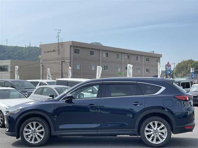 マツダ ＣＸ－８ XD プロアクティブ 広島県 2018(平30)年 5.7万km ディープクリスタルブルーマイカ 純正メモリーナビ/(CD/DVD/フルセグ/BT)/バックカメラ/レーダークルーズコントロール/スマートブレーキサポート/レーンキープアシストシステム/BOSEサウンドシステム+10スピーカー/ハンドルヒーター /純正AW19インチ/D席パワーシート/D/N席シートヒーター/LEDヘッドライト/オートライト/革巻きハンドル/ステアリングリモコン/USBソケット/ドラレコ/ETC/保証書/取扱説明書