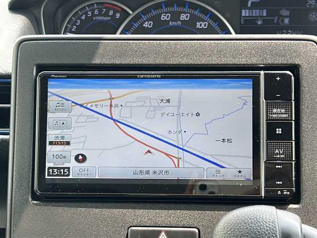 マツダ フレア ハイブリッドXS 山形県 2020(令2)年 4.4万km ピュアホワイトP ４WD/衝突被害軽減システム/社外メモリナビ/（AM/FM/CD/DVD/TV/SD)/運転席助手席シートヒーター/レーンキープアシスト/電動格納ミラー/社外AW/純正フロアマット/スマートキー/スペアキー/オートライト