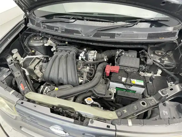 日産 キューブ 15X Vセレクション 滋賀県 2012(平24)年 8.8万km トワイライトグレー 純正7インチナビ/CD/DVD/TV/AUX/ベンチシート/ETC