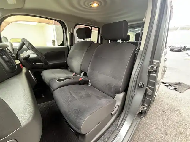 日産 キューブ 15X Vセレクション 滋賀県 2012(平24)年 8.8万km トワイライトグレー 純正7インチナビ/CD/DVD/TV/AUX/ベンチシート/ETC