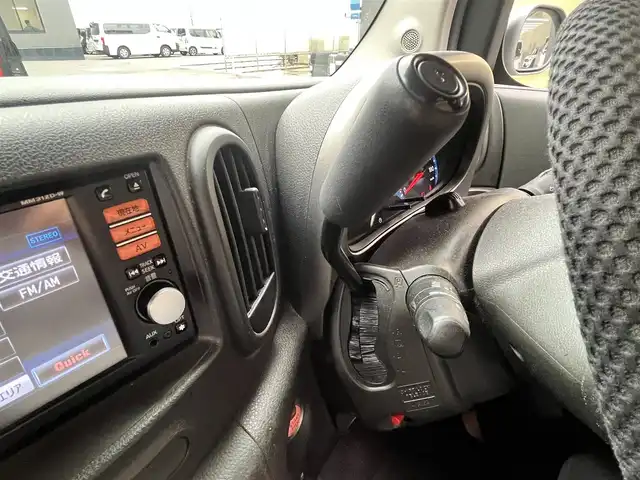 日産 キューブ 15X Vセレクション 滋賀県 2012(平24)年 8.8万km トワイライトグレー 純正7インチナビ/CD/DVD/TV/AUX/ベンチシート/ETC