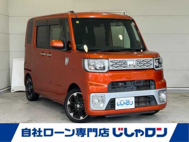 ダイハツ ウェイク G SA 沖縄県 2014(平26)年 5.1万km トニコオレンジメタリック (株)IDOMが運営する【じしゃロンコザ店】の自社ローン専用車両になりますこちらは現金またはオートローンご利用時の価格です。自社ローンご希望の方は別途その旨お申付け下さい/純正ナビ　/フルセグＴＶ　/Ｂｌｕｅｔｏｏｔｈ接続/ＥＴＣ　/バックカメラ　/ドライブレコーダー前方　/両側パワースライドドア　/横滑り防止装置　/衝撃軽減ブレーキ　/プッシュスタート　/スマートキー