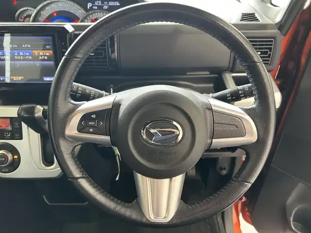 ダイハツ ウェイク G SA 沖縄県 2014(平26)年 5.1万km トニコオレンジメタリック (株)IDOMが運営する【じしゃロンコザ店】の自社ローン専用車両になりますこちらは現金またはオートローンご利用時の価格です。自社ローンご希望の方は別途その旨お申付け下さい/純正ナビ　/フルセグＴＶ　/Ｂｌｕｅｔｏｏｔｈ接続/ＥＴＣ　/バックカメラ　/ドライブレコーダー前方　/両側パワースライドドア　/横滑り防止装置　/衝撃軽減ブレーキ　/プッシュスタート　/スマートキー