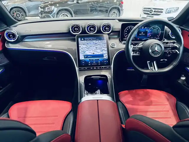 メルセデス・ベンツ Ｃ２００ アバンギャルド AMGライン 大阪府 2022(令4)年 1.2万km パール AMGラインP/レザーエクスクルーシブP/ベーシックP/レーダーセーフティP/HUD/赤黒革/メモリ付きパワーシート/シートヒーター/純正ナビ/TV/360度カメラ/applecarplay/ACC/ブラインドスポット/純正18インチAW/LEDヘッドライト/アンビエントライト/電動リアゲート
