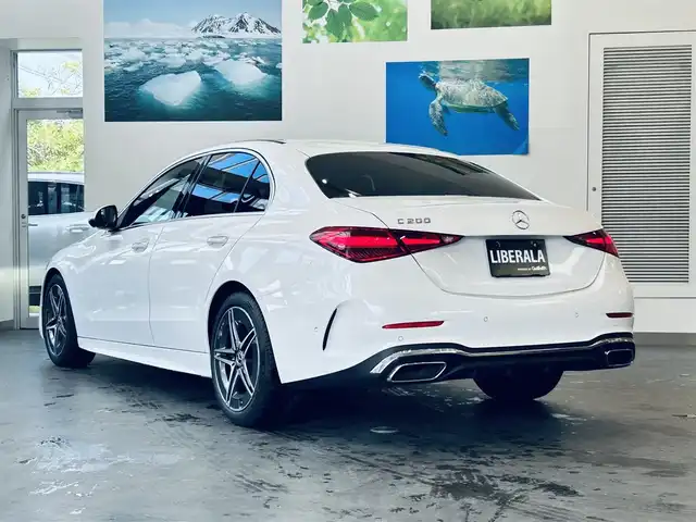 メルセデス・ベンツ Ｃ２００ アバンギャルド AMGライン 大阪府 2022(令4)年 1.2万km パール AMGラインP/レザーエクスクルーシブP/ベーシックP/レーダーセーフティP/HUD/赤黒革/メモリ付きパワーシート/シートヒーター/純正ナビ/TV/360度カメラ/applecarplay/ACC/ブラインドスポット/純正18インチAW/LEDヘッドライト/アンビエントライト/電動リアゲート