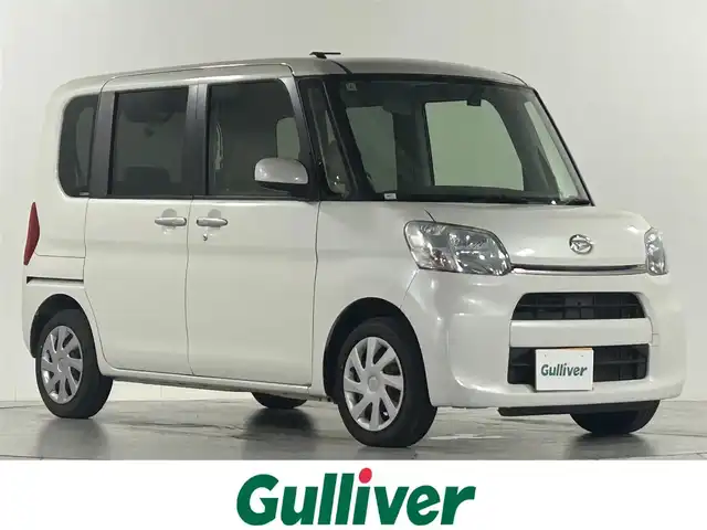 ダイハツ タント X 佐賀県 2016(平28)年 8.5万km パールホワイトⅢ 純正7インチナビ/フルセグTV/CD/DVD/Bluetooth/バックカメラ/横滑り防止装置/オートライト/助手席側パワースライドドア/前後ドライブレコーダー/ベンチシート/ステアリングスイッチ/純正フロアマット/プッシュスタート/スマートキー/スペアキー×1