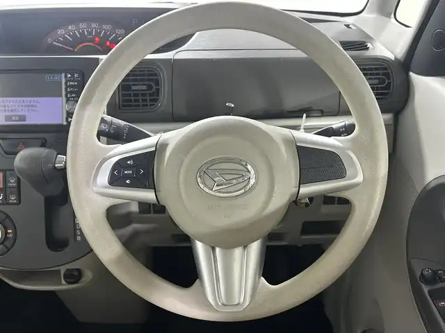 ダイハツ タント X 佐賀県 2016(平28)年 8.5万km パールホワイトⅢ 純正7インチナビ/フルセグTV/CD/DVD/Bluetooth/バックカメラ/横滑り防止装置/オートライト/助手席側パワースライドドア/前後ドライブレコーダー/ベンチシート/ステアリングスイッチ/純正フロアマット/プッシュスタート/スマートキー/スペアキー×1