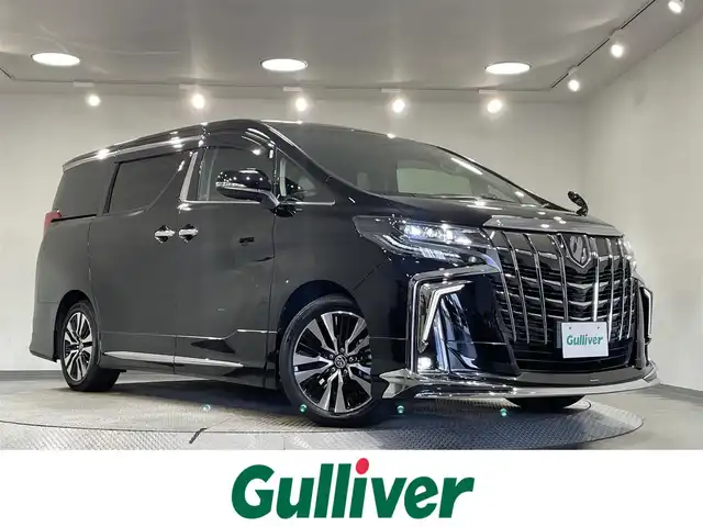 トヨタ アルファード S Cパッケージ 愛知県 2020(令2)年 2.2万km ブラック 純正9インチナビ/（Bluetooth/AM/FM/フルセグTV）/サンルーフ/フリップダウンモニター/衝突軽減ブレーキ/両側電動スライドドア/レーダークルーズコントロール/シートヒーター/エアシート/LEDヘッドライト/ETC/バックカメラ/ドライブレコーダー/デジタルインナーミラー/ブラインドスポットモニター/ステアリングヒーター/パワーシート/電動リアゲート/コーナーセンサー/スマートキー/純正18インチAW