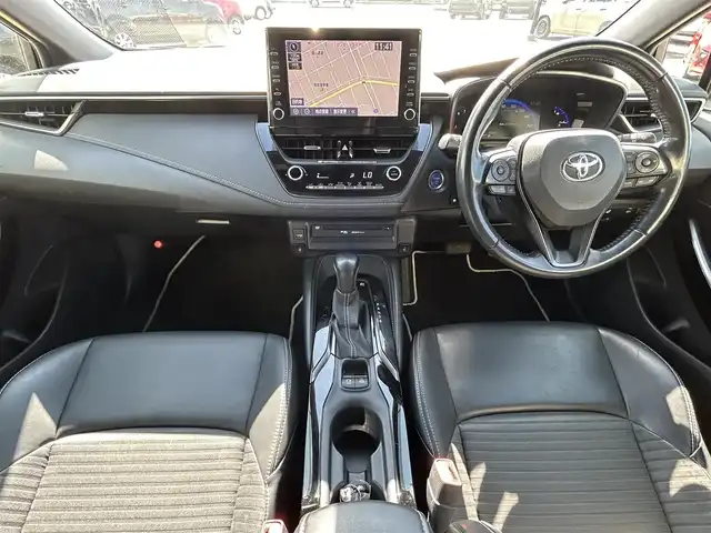 トヨタ カローラツーリング ハイブリッド ダブルバイビー 鳥取県 2020(令2)年 4.5万km ホワイトパールクリスタルシャイン 4・W・D/純正9型ナビ/フルセグ/DVD/CD/BT/USB/バックカメラ・ビルトインETC/前後ドライブレコーダー/ハーフレザーシート/前席シートヒーター/ステアリングヒーター/モデリスタエアロパーツ/トヨタセーフティセンス/レーダークルーズコントロール/レーンキープアシスト/LEDヘッドライト/LEDフォグライト/純正17インチアルミホイール/プッシュエンジンスタート/フロアマット/ドアバイザー/保証書/スペアキー