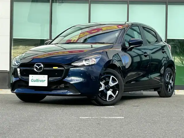 マツダ マツダ２ 15BD 和歌山県 2024(令6)年 0.7万km ディープクリスタルブルーマイカ 純正ナビ/360°モニター/フルセグTV/衝突軽減ブレーキ/ブラインドスポットモニター/レーンキープ/コーナーセンサー/電動格納ミラー/アイドリングストップ/LEDヘッドライト/オートライト