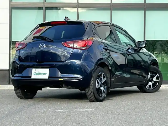 マツダ マツダ２ 15BD 和歌山県 2024(令6)年 0.7万km ディープクリスタルブルーマイカ 純正ナビ/360°モニター/フルセグTV/衝突軽減ブレーキ/ブラインドスポットモニター/レーンキープ/コーナーセンサー/電動格納ミラー/アイドリングストップ/LEDヘッドライト/オートライト