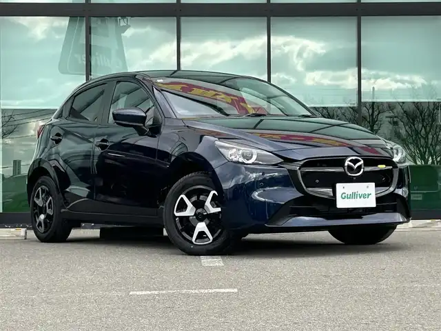 マツダ マツダ２ 15BD 和歌山県 2024(令6)年 0.7万km ディープクリスタルブルーマイカ 純正ナビ/360°モニター/フルセグTV/衝突軽減ブレーキ/ブラインドスポットモニター/レーンキープ/コーナーセンサー/電動格納ミラー/アイドリングストップ/LEDヘッドライト/オートライト