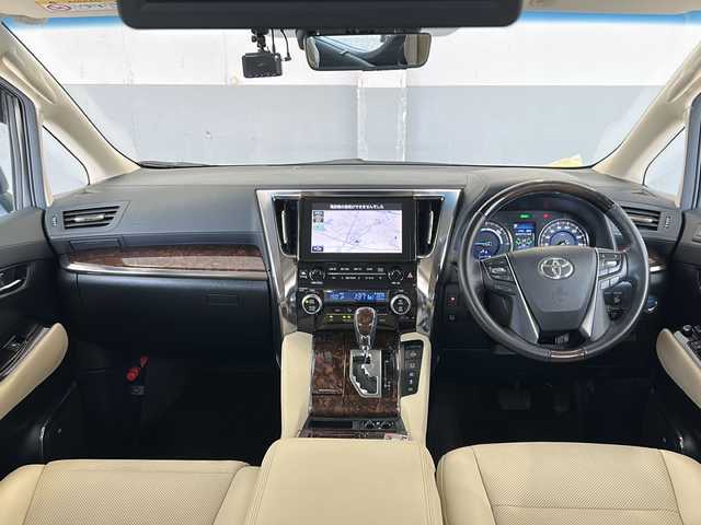 トヨタ アルファードハイブリット G 千葉県 2019(平31)年 1.8万km ホワイトパールクリスタルシャイン ワンオーナー/純正9インチSDナビ/フルセグTV/Bluetooth/DVD/CD/USB/フリップダウンモニター/ETC2.0/全周囲カメラ/バックカメラ/3眼LEDライト/JBLサウンド/デジタルインナーミラー/PCS/LTA/PKSB/RCTA/RSA/アダプティブクルーズコントロール/パワーバックドア/純正17インチアルミホイール/D＋N席パワーシート/D＋N席シートヒーター/エアシート/両側パワースライドドア/純正フロアマット/オットマン/横滑り防止装置/保証書/取扱説明書/記録薄