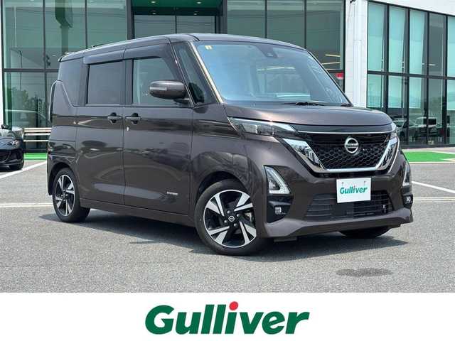 日産 ルークス HWS Gターボ プロパイロットED 奈良県 2020(令2)年 3.1万km アッシュブラウンM 両側パワースライドドア/純正ナビ(フルセグTV/CD/DVD/AM・FM/BT)/アラウンドビューモニター/ビルトインETC/前方ドラレコ/プロパイロット/衝突被害軽減ブレーキ/車線逸脱警報機能/踏み間違い防止アシスト/ハイビームアシスト/クリアランスソナー/頸部衝撃緩和ヘッドレスト/オートブレーキホールド/後席サンシェード/純正15インチアルミホイール/純正フロアマット