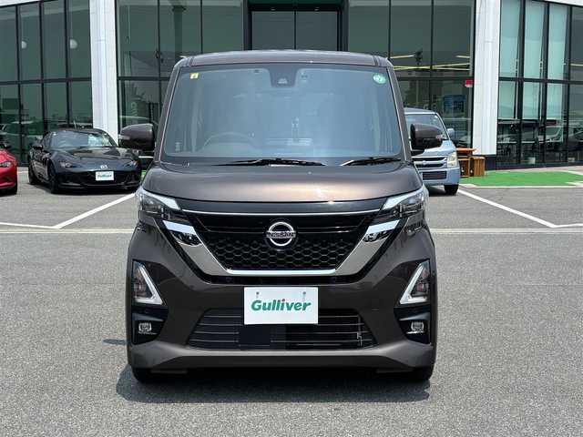 日産 ルークス HWS Gターボ プロパイロットED 奈良県 2020(令2)年 3.1万km アッシュブラウンM 両側パワースライドドア/純正ナビ(フルセグTV/CD/DVD/AM・FM/BT)/アラウンドビューモニター/ビルトインETC/前方ドラレコ/プロパイロット/衝突被害軽減ブレーキ/車線逸脱警報機能/踏み間違い防止アシスト/ハイビームアシスト/クリアランスソナー/頸部衝撃緩和ヘッドレスト/オートブレーキホールド/後席サンシェード/純正15インチアルミホイール/純正フロアマット