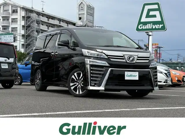 トヨタ ヴェルファイア Z Gエディション 大分県 2018(平30)年 6万km ブラック サンルーフ　純正１０インチナビ　フリップダウンモニター　バックカメラ　ビルトインＥＴＣ　ステアリングヒーター　シートヒーター　ベンチレーション　メモリシート　純正アルミ　オートライト　ＬＥＤ　地デジ