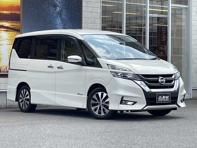 日産 セレナ ハイウェイスター G 愛知県 2016(平28)年 5.4万km ホワイト 両側パワースライド　/全方位カメラ　/純正ナビ（CD/DVD/Bru-ray／Bluetooth/フルセグTV）　/クルーズコントロール　/ドライブレコーダー　/オートマチックハイビーム/クリアランスソナー　/純正フロアマット/ビルトインETC