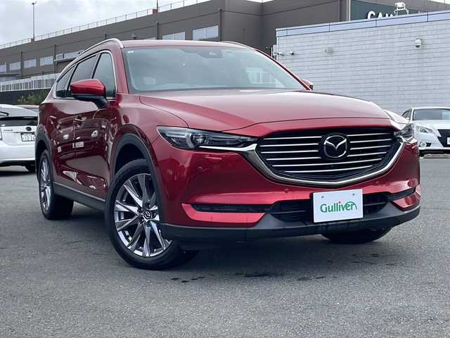 マツダ ＣＸ－８ XD プロアクティブ 山梨県 2019(令1)年 6.1万km ソウルレッドクリスタルM ４WD/純正SDナビ/ＣＤ/ＤＶＤ/ＢＴ/フルセグテレビ/全方位カメラ/衝突軽減ブレーキ/アイドリングストップ/レーダークルーズコントロール/プッシュスタート/パワーバックドア/ETC/純正LEDヘッドライト/シートヒーター/純正アルミホイール/ルーフレール