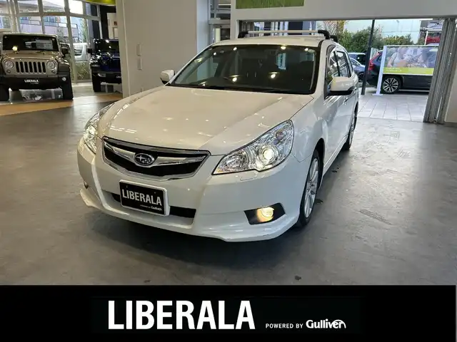 スバル レガシィ ツーリングワゴン 2．5iアイサイト 大阪府 2011(平23)年 9.6万km 白 社外ナビ/TV/バックカメラ/純正17インチAW/HIDヘッドライト/クルコン/パドルシフト/パワーシート/ETC/ドラレコ/スマートキー