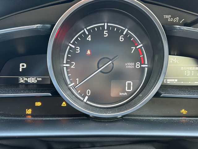 マツダ ＣＸ－３ 20S プロアクティブ 広島県 2018(平30)年 3.3万km マシーングレープレミアムM 禁煙車/スマートシティブレーキサポート/車線逸脱警報/BSM/交通標識認識/ドライバーアテンションアラート/HUD/マツダコネクト（車両到着時SD無し）/・フルセグ/CD/DVD/AUX/USB/バックカメラ/革巻きステアリング/パドルシフト/ステアリングスイッチ/オートライト/LEＤヘッドライト/フォグランプ/ハーフレザーシート/スマートキー/プッシュスタート/スペアキー/トノカバー/純正ドアバイザー/ETC