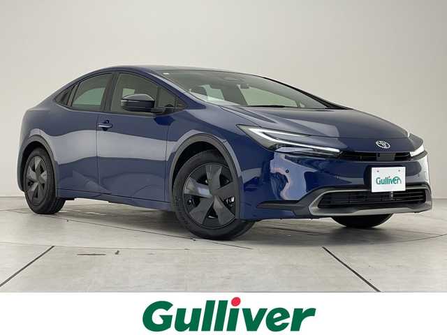 トヨタ プリウス U 愛知県 2023(令5)年 1.7万km 青 純正ディズプレイオーディオ　ナビ機能なし/レーダークルーズコントロール/シートヒーター/バックカメラ/サイドカメラ/コーナーセンサー/ETC2.0/ブラインドスポットモニター/LEDヘッドライト/ステアリングヒーター/オートマチックハイビーム/ドライブレコーダー/衝突軽減システム/フルセグ/Bluetooth/ステアリングスイッチ/スマートキー/プッシュスタート