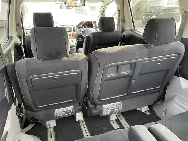 トヨタ アルファード Ｖ AS プラチナセレクションⅡ 千葉県 2008(平20)年 12万km ブラックマイカ ETC/社外ナビ（フルセグTV・CD・DVD・AM・FM）/10インチフリップダウンモニター/両側パワースライドドア/パワーバックドア/純正マット/オートライト/ステアリングスイッチ