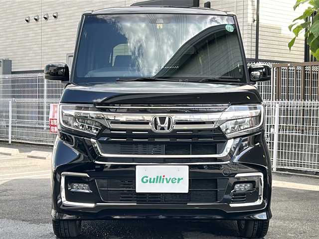 ホンダ Ｎ ＢＯＸ カスタム L ターボ 京都府 2022(令4)年 2万km クリスタルブラックパール ワンオーナー /ホンダセンシング　/クルーズコントロール　/純正インターナビ/（Gathers)/フルフラットシート　/フルセグ ＴＶ　/ＵＳＢ　/ＣＤ再生　/ＤＶＤ再生/Bluetooth　/ビルトインETC　/両側パワースライド　/Wサイドエアバッグ/カーテンエアバッグ/運転席＋助手席シートヒーター/パドルシフト/LEDヘッドライト
