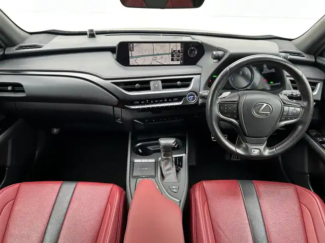 レクサス ＵＸ 250h Fスポーツ 茨城県 2019(平31)年 8.9万km マーキュリーグレーマイカ 純正10.3インチナビ/バックカメラ/レクサスセーフティ/・レーダークルーズコントロール/・プリクラッシュセーフティ/・レーンキープアシスト/・オートマチックハイビーム/カラーヘッドアップディスプレイ/LEDオートヘッドライト/アダプティブハイビーム/純正18インチAW/ステアリングスイッチ/ステアリングヒーター/前席シートヒーター/Fスポーツ専用レザーシート/前席メモリ付きパワーシート/パドルシフト/電動パーキング/ブレーキホールド