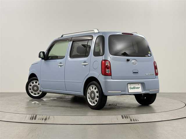 ダイハツ ミラ ココア プラスX 埼玉県 2010(平22)年 8.8万km ミストブルーマイカメタリック 純正ナビ　NSZN-W60/(CD/DVD/AUX/AM/FM)/バックカメラ/ルーフレール/前席シートカバー付/純正フロアマット/純正ドアバイザー/レベライザー/シガーソケット/フロントフォグランプ/ウィンカーミラー