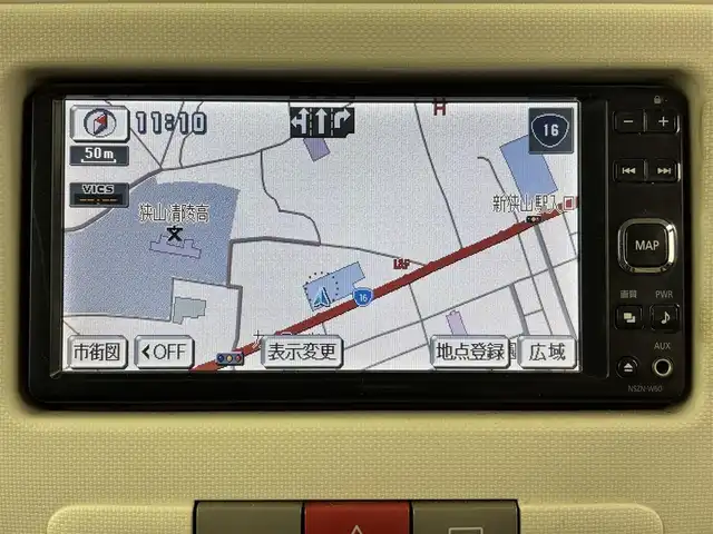 ダイハツ ミラ ココア プラスX 埼玉県 2010(平22)年 8.8万km ミストブルーマイカメタリック 純正ナビ　NSZN-W60/(CD/DVD/AUX/AM/FM)/バックカメラ/ルーフレール/前席シートカバー付/純正フロアマット/純正ドアバイザー/レベライザー/シガーソケット/フロントフォグランプ/ウィンカーミラー
