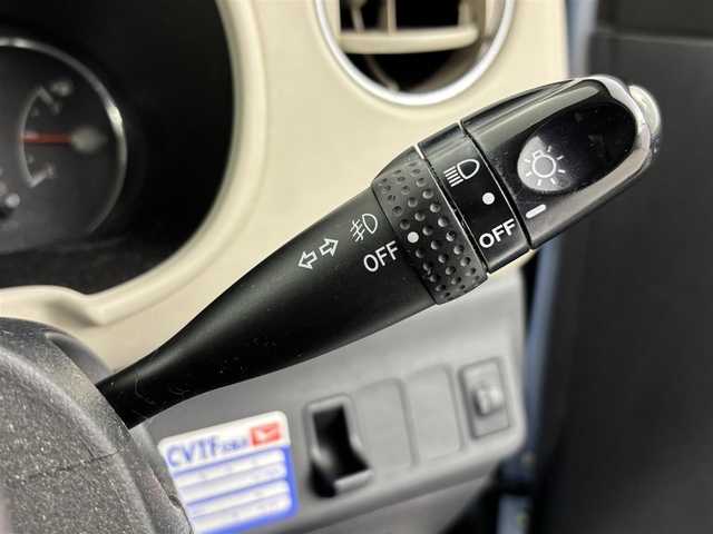 ダイハツ ミラ ココア プラスX 埼玉県 2010(平22)年 8.8万km ミストブルーマイカメタリック 純正ナビ　NSZN-W60/(CD/DVD/AUX/AM/FM)/バックカメラ/ルーフレール/前席シートカバー付/純正フロアマット/純正ドアバイザー/レベライザー/シガーソケット/フロントフォグランプ/ウィンカーミラー