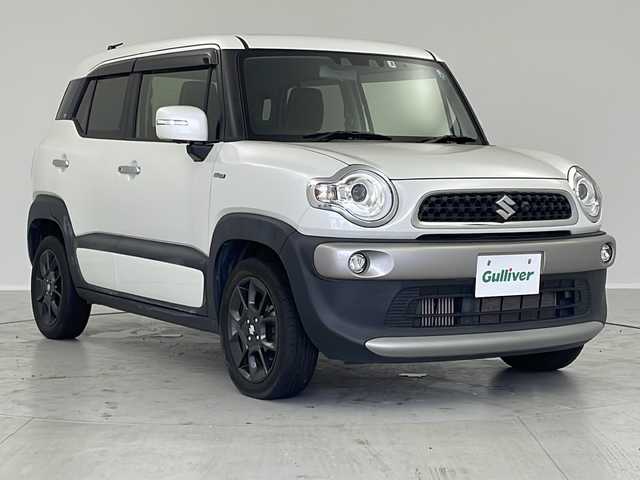 スズキ クロスビー HYBRID MZ 茨城県 2021(令3)年 5.3万km ピュアホワイトP 純正8インチSDナビ/フルセグTV/CD/DVD/SD/BT/ETC/アイドリングストップ/D+N席シートヒーター/パドルシフト/コーナーセンサー/LEDヘッドライト/オートライト/純正18インチアルミホイール