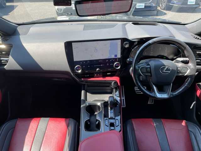 レクサス ＮＸ 350h Fスポーツ 茨城県 2022(令4)年 4.1万km グラファイトブラックガラスフレーク 純正ナビ　/-TV/BT/AM/FM/レーダークルーズコントロール　/サンルーフ　/ドライブレコーダー　/ＥＴＣ２．０　/D席N席エアシート　/D席N席シートヒーター　/D席N席パワーシート/ステアリングヒーター　/デジタルインナーミラー　/ブラインドスポットモニター　/電動リアゲート/全方位カメラ/LEDライト/オートライト/プッシュスタート/横滑り防止装置/盗難防止装置