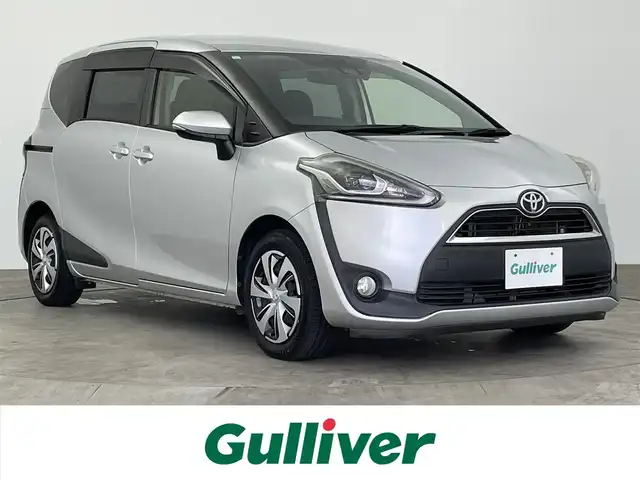 トヨタ シエンタ G 大分県 2017(平29)年 7.4万km シルバーM 純正ナビ/（フルセグ/CD/DVD/Bluetooth）/トヨタセーフティーセンス/・プリクラッシュセーフティー/・レーンアシスト/・オートハイビーム/両側パワースライドドア　/前方ドライブレコーダー/バックカメラ/前席シートヒーター/ビルトインETC/オートライト/LEDヘッドライト/オートリトラミラー/ステアリングスイッチ/スマートキー・プッシュスタート