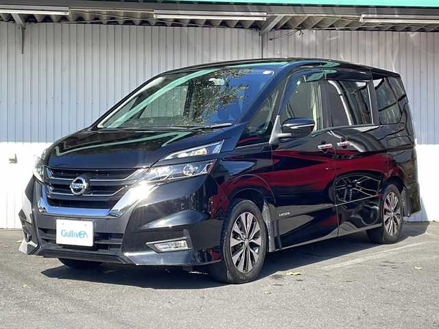 日産 セレナ ハイウェイスターVセレクションⅡ 長野県 2018(平30)年 10.2万km ダイヤモンドブラック アルパインビックＸ11型ナビフルセグＴＶ　/バックカメラ/ＥＴＣ/両側パワースライドドア/純正16インチアルミ/クルーズコントロール/保証書・取説/スペアキー