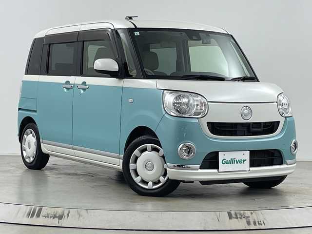 ダイハツ ムーヴ キャンバス X LTD メイクアッフ SA Ⅱ 埼玉県 2017(平29)年 3.5万km パールホワイトⅢ/ファインミントメタリック 2トーン 社外ナビ　/バックカメラ/前後ドライブレコーダー　/ＥＴＣ　/両側パワースライド　/衝突軽減ブレーキ　/アイドリングストップ　/横滑り防止措置　/ドアバイザー　/フロアマット　/プッシュスタート　/スマートキー