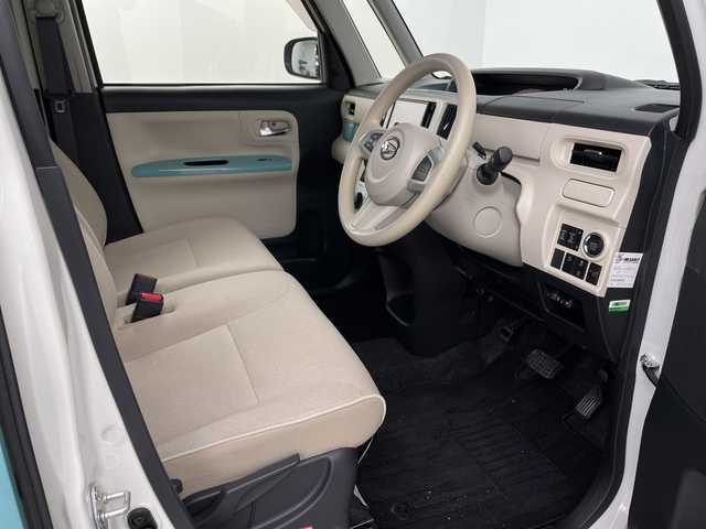 ダイハツ ムーヴ キャンバス X LTD メイクアッフ SA Ⅱ 埼玉県 2017(平29)年 3.5万km パールホワイトⅢ/ファインミントメタリック 2トーン 社外ナビ　/バックカメラ/前後ドライブレコーダー　/ＥＴＣ　/両側パワースライド　/衝突軽減ブレーキ　/アイドリングストップ　/横滑り防止措置　/ドアバイザー　/フロアマット　/プッシュスタート　/スマートキー