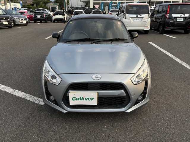 ダイハツ コペン ローブ 大分県 2014(平26)年 4.8万km リキッドシルバーM ・社外オーディオ(CD/AUX/USB)/・5速MT/・ETC/・シートヒーター/・オートエアコン/・フロアマット/・LEDヘッドライト/・純正ホイール/・パワーウィンドウ/・スマートキー/・プッシュスタート