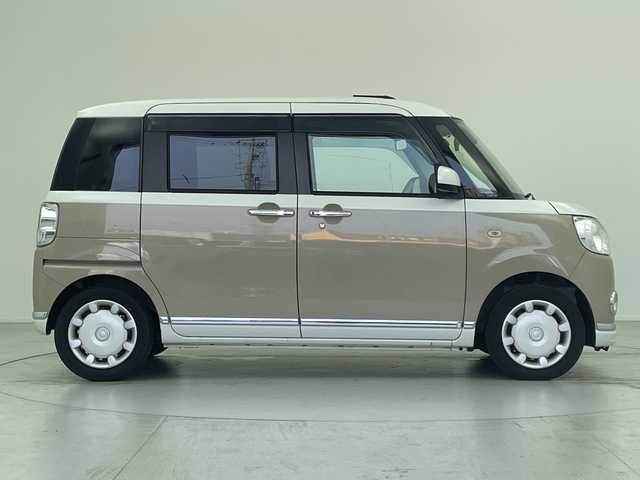 ダイハツ ムーヴ キャンバス X メイクアップ SA Ⅲ 愛知県 2018(平30)年 2.9万km パールホワイトⅢ/ナチュラルベージュマイカメタリック 2トーン スマートアシストIII/衝突軽減ブレーキ/オートハイビーム/誤発進抑制機能/車線逸脱警報/先行車発進のお知らせ/社外ナビ　/フルセグＴＶ　/バックカメラ　/ＥＴＣ　/ドライブレコーダー　/スマートキー　/プッシュスタート　/横滑り防止装置/アイドリングストップ