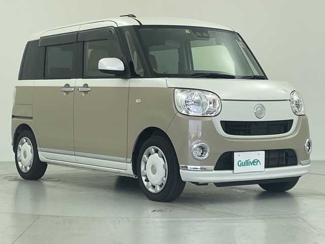 ダイハツ ムーヴ キャンバス X メイクアップ SA Ⅲ 愛知県 2018(平30)年 2.9万km パールホワイトⅢ/ナチュラルベージュマイカメタリック 2トーン スマートアシストIII/衝突軽減ブレーキ/オートハイビーム/誤発進抑制機能/車線逸脱警報/先行車発進のお知らせ/社外ナビ　/フルセグＴＶ　/バックカメラ　/ＥＴＣ　/ドライブレコーダー　/スマートキー　/プッシュスタート　/横滑り防止装置/アイドリングストップ