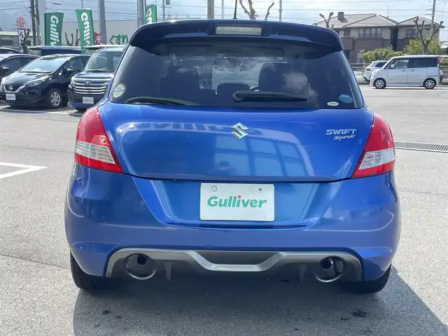 スズキ スイフト スポーツ 愛媛県 2012(平24)年 5.7万km ブーストブルーパールメタリック 6速MT/SDナビ（Bluetooth/フルセグTV/DVD再生）/バックカメラ/ETC/クルーズコントロール/純正フロアマット/USB入力端子/純正ドアバイザー/トノカバー/純正アルミホイール/スペアキー
