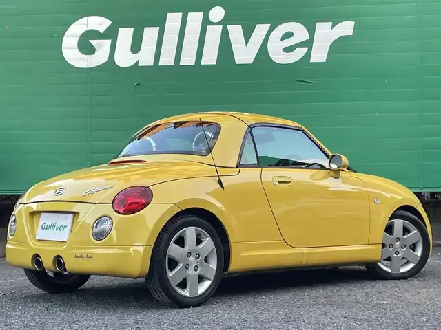 ダイハツ コペン アクティブトップ 東京都 2002(平14)年 4.6万km ジョーヌイエロー ワンオーナー/禁煙車/Gパック/・プロジェクター式HIDヘッドランプ/・イモビライザー/・MD/CD/・2スピーカー/アクティブトップ/ブラックファブリックシート/純正アルミホイール/純正フロアマット/リモコンキー/スペアキー×1