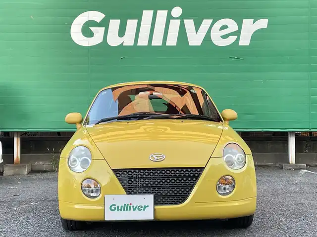 ダイハツ コペン アクティブトップ 東京都 2002(平14)年 4.6万km ジョーヌイエロー ワンオーナー/禁煙車/Gパック/・プロジェクター式HIDヘッドランプ/・イモビライザー/・MD/CD/・2スピーカー/アクティブトップ/ブラックファブリックシート/純正アルミホイール/純正フロアマット/リモコンキー/スペアキー×1