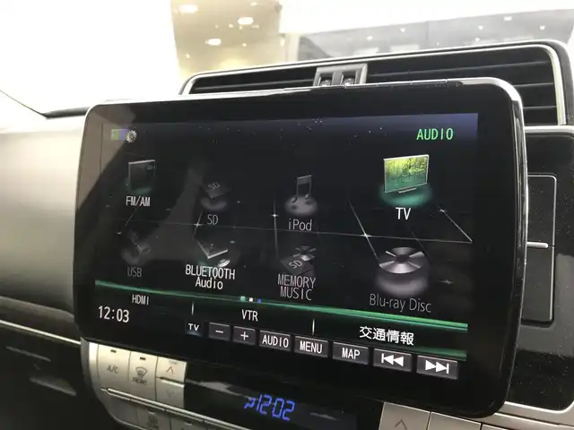 トヨタ ランドクルーザー プラド TX Lパッケージ 富山県 2019(平31)年 6.4万km ブラック 4WD/サンルーフ/社外ナビ/フルセグTV/Bluetooth/ドライブレコーダー/プリクラッシュセーフティ/コーナーセンサー/レーンキープアシスト/レザーシート/パワーシート/シートヒーター／エアシート/プッシュスタート/スマートキー/LEDヘッドライト/オートライト/ETC