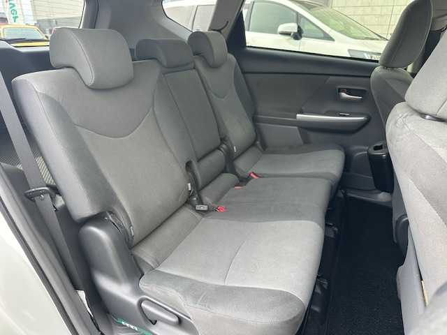 トヨタ プリウス α S 茨城県 2014(平26)年 9.9万km ホワイトパールクリスタルシャイン 純正SDナビ(NSZT-W62G)/　【フルセグ/Bluetooth/CD/DVD/SD】/バックカメラ/ビルトインETC/オートライト/フォグライト/ヘッドライトレベライザー/ステアリングスイッチ/電動格納ミラー/取扱説明書/新車時保証書