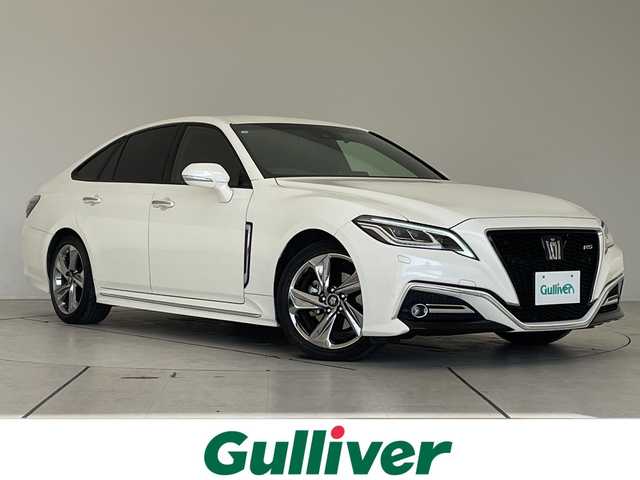 トヨタ クラウン RS 愛知県 2019(平31)年 2.6万km ホワイトパールクリスタルシャイン トヨタセーフティセンス/純正8型ナビ/レーダークルーズコントロール/バックカメラ/パワーシート/コーナーセンサー/純正アルミホイール/ETC/LEDヘッドライト/パドルシフト/オートマチックハイビーム/ドライブレコーダー/衝突軽減システム/フルセグ/CD DVD/Bluetooth/ステアリングスイッチ/スマートキー/プッシュスタート